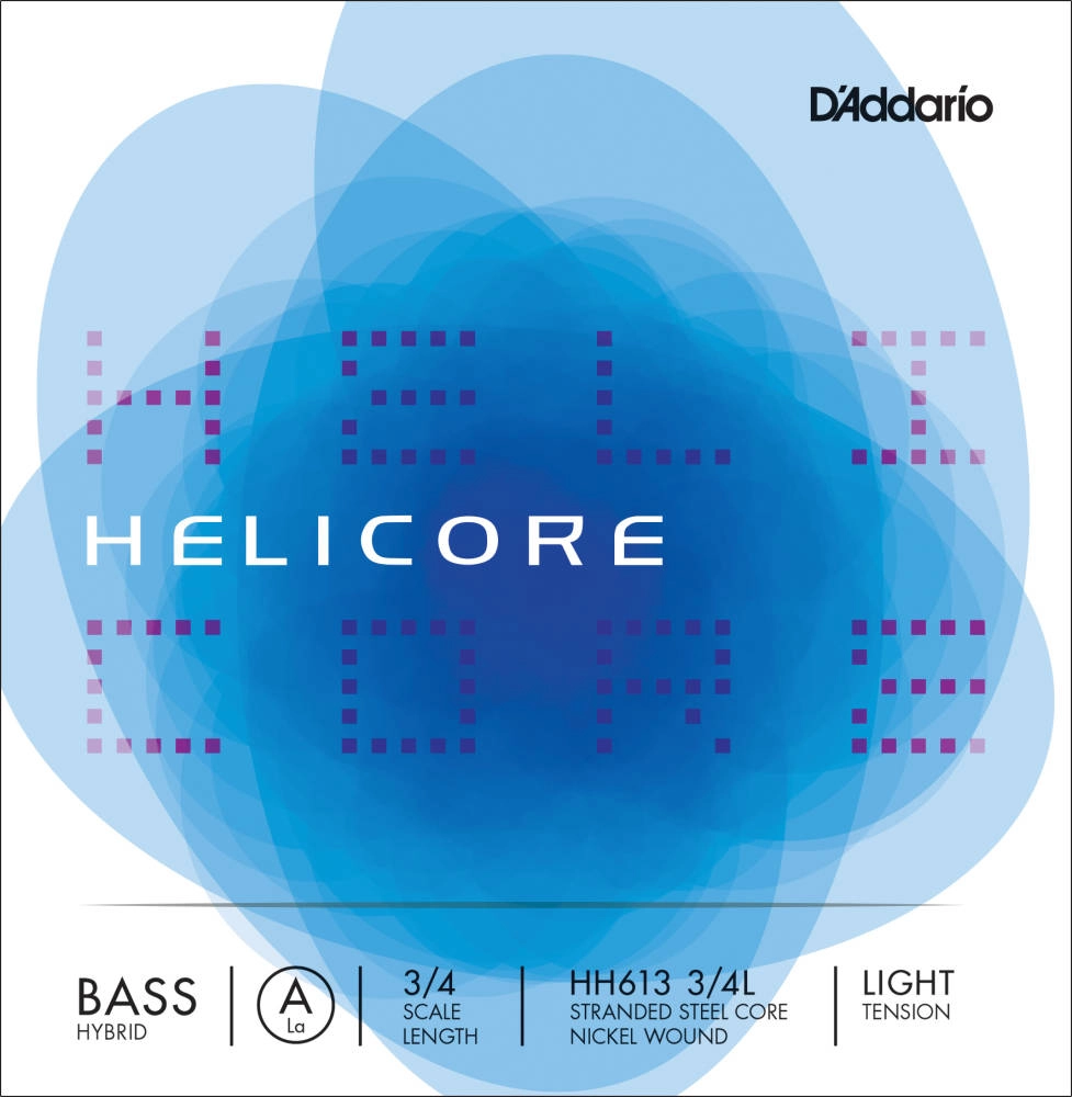 HH613 3/4L - Helicore Hybrid Bass Single A String, 3/4 Scale, Light Tension