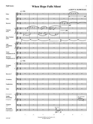 When Hope Falls Silent - McMichael - Concert Band - Gr. 4