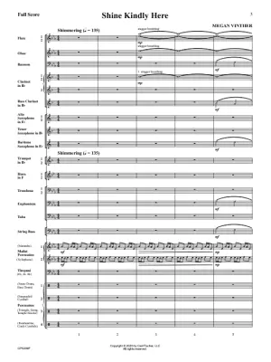 Shine Kindly Here - Vinther - Concert Band - Gr. 3