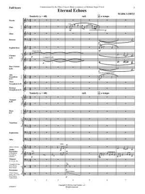 Eternal Echoes - Lortz - Concert Band - Gr. 3.5