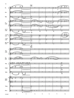 Over Peaceful Horizons - Benton - Concert Band - Gr. 3