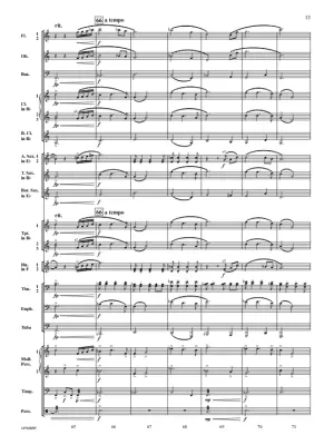Over Peaceful Horizons - Benton - Concert Band - Gr. 3