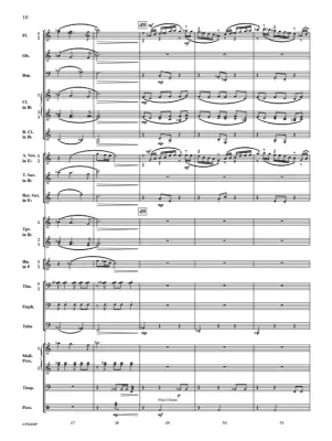 Over Peaceful Horizons - Benton - Concert Band - Gr. 3