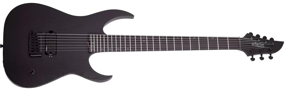 KM-7 MK-III EX 7-String Electric Guitar - Satin Black Open Pore