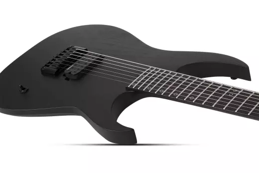KM-7 MK-III EX 7-String Electric Guitar - Satin Black Open Pore