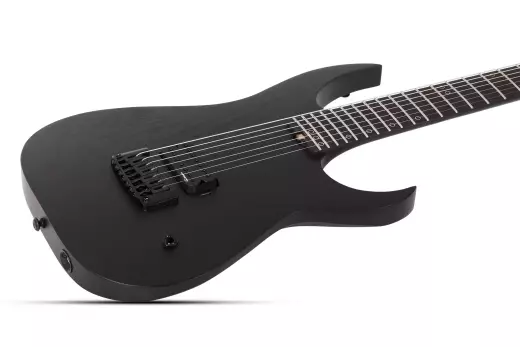 KM-7 MK-III EX 7-String Electric Guitar - Satin Black Open Pore