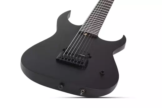 KM-7 MK-III EX 7-String Electric Guitar - Satin Black Open Pore