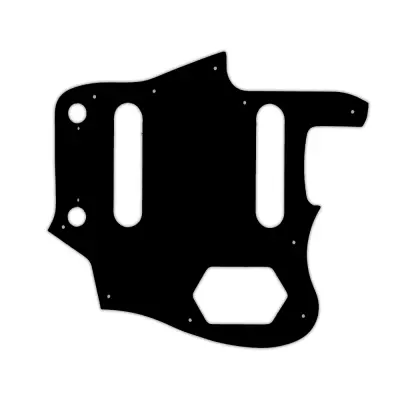 WD Music - Custom Pickguard for Squier Vintage Modified Jaguar - Black