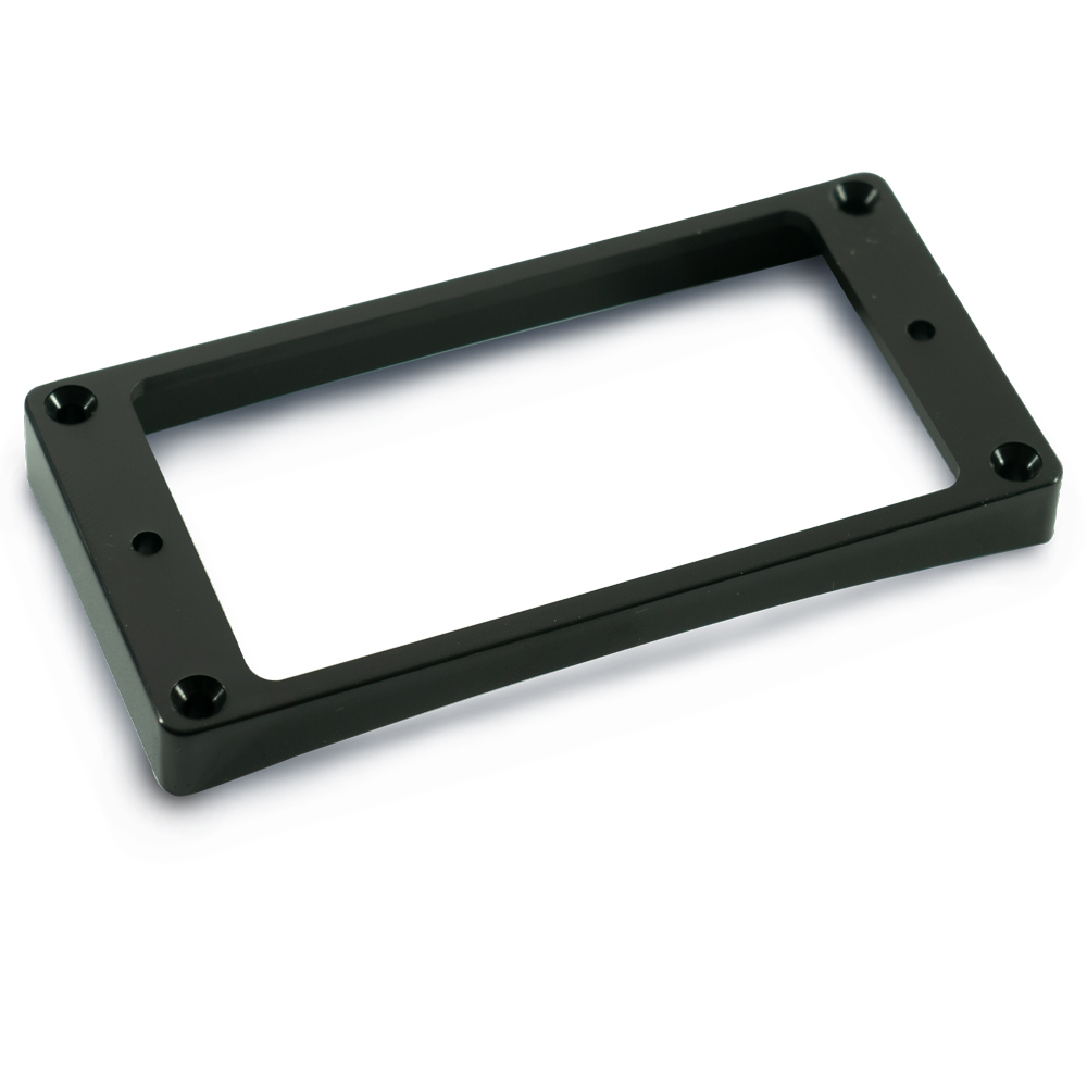 Plastic Vintage Archtop Humbucker Pickup Mounting Ring, High - Black