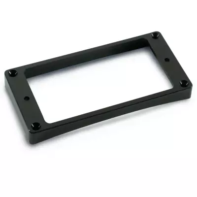 WD Music - Plastic Vintage Archtop Humbucker Pickup Mounting Ring, High - Black