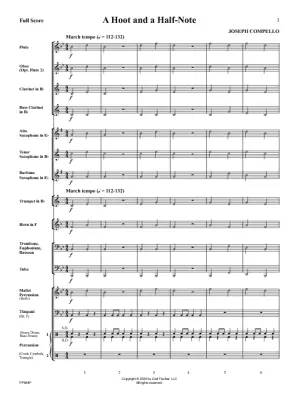 A Hoot and a Half-Note - Compello - Concert Band - Gr. 0.5