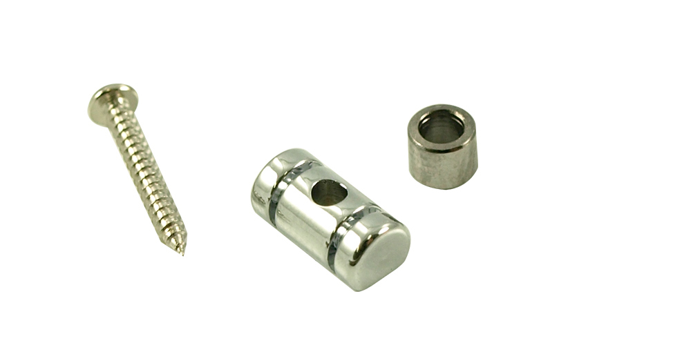 Barrel Guitar String Retainer - Chrome