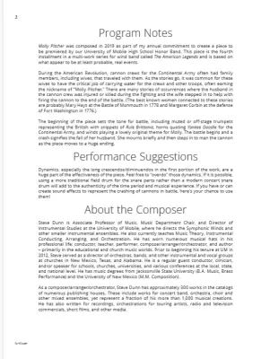 Molly Pitcher (The American Legend Series) - Dunn - Concert Band - Gr. 4