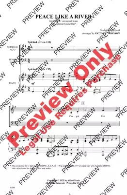 Peace Like a River - Traditional/Johnson - SATB