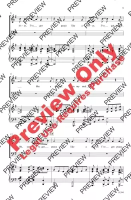 Peace Like a River - Traditional/Johnson - SATB