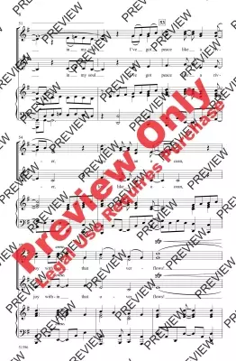 Peace Like a River - Traditional/Johnson - SSA