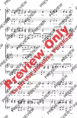 Peace Like a River - Traditional/Johnson - SSA