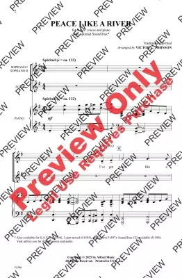 Peace Like a River - Traditional/Johnson - SSA