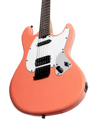 Fluff Signature StingRay Electric Guitar - Rula Thumb Red