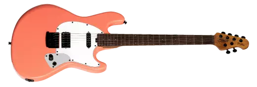 Fluff Signature StingRay Electric Guitar - Rula Thumb Red