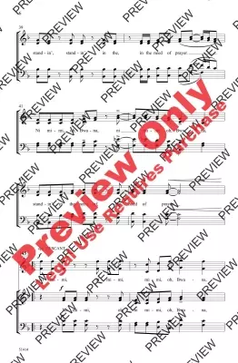 Standin\' in the Need of Prayer (Ni Mimi, Oh, Bwana) - Traditional/Gibbs - SATB