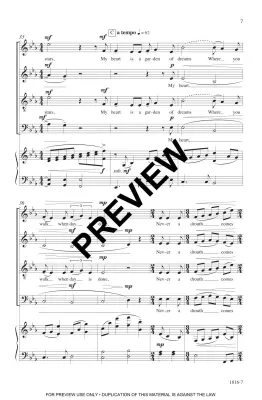 The Garden of Dreams - Carman/Emery - SATB