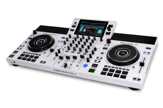 SC LIVE 4  4-Channel Standalone DJ Controller with 7\'\' Screen - White