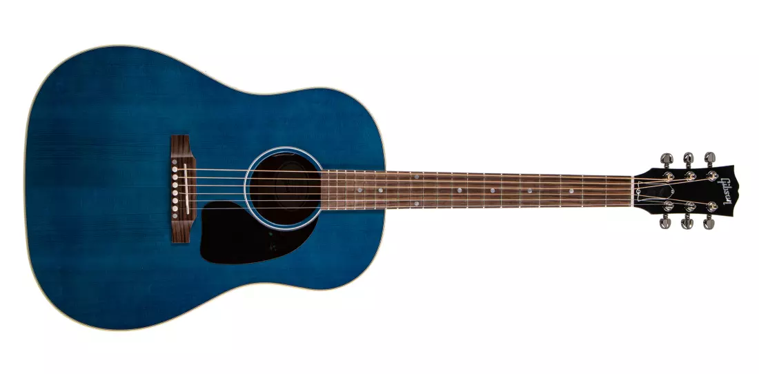 J-45 Standard Acoustic/Electric Guitar with Hardshell Case - Bluebonnet