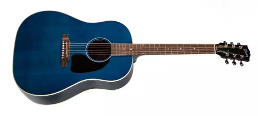 J-45 Standard Acoustic/Electric Guitar with Hardshell Case - Bluebonnet