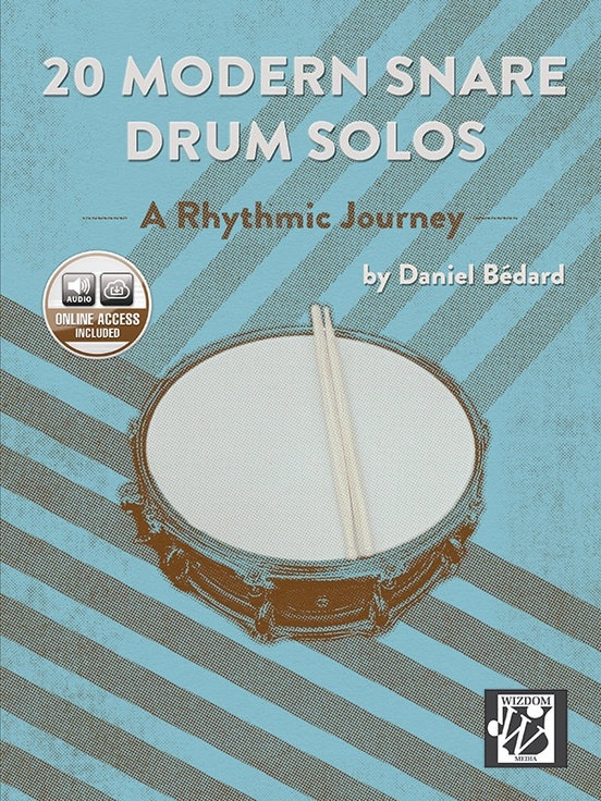 20 Modern Snare Drum Solos: A Rhythmic Journey - Bedard - Snare Drum - Book/Audio Online