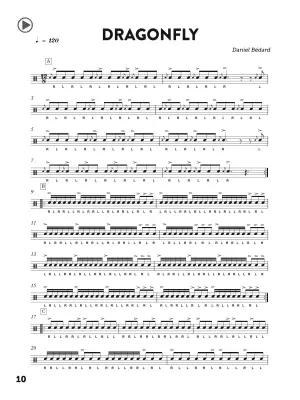 20 Modern Snare Drum Solos: A Rhythmic Journey - Bedard - Snare Drum - Book/Audio Online