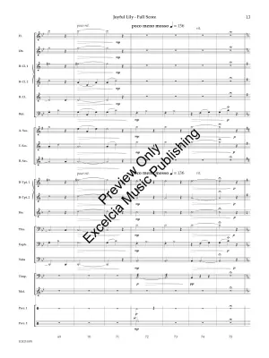 Joyful Lily - Nishimura - Concert Band - Gr. 2