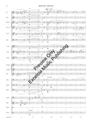 Joyful Lily - Nishimura - Concert Band - Gr. 2