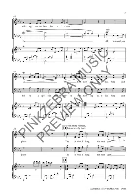 December in My Hometown - Pinkzebra - SATB