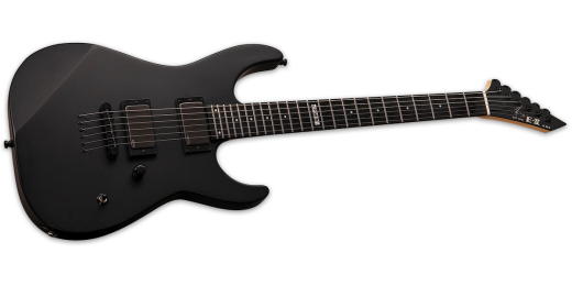 E-II Jeff Ling Signature Electric Guitar with Case - Black Satin