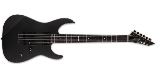 ESP Guitars - E-II Jeff Ling Signature Electric Guitar with Case - Black Satin