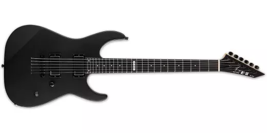ESP Guitars - E-II Jeff Ling Signature Electric Guitar with Case - Black Satin