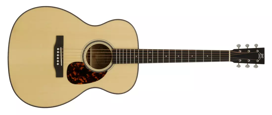 Limited Edition 80th Birthday OM Silver Oak/Spruce Acoustic Guitar