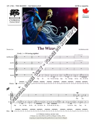 The Wizard (Dennis Lee Trilogy - Mvt. #2) - Lee/Robinovitch - SATB