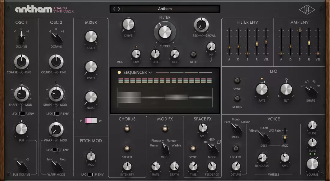 UA Luna Anthem Analog Synthesizer - Download