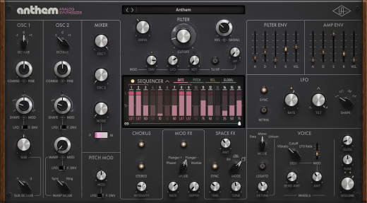 UA Luna Anthem Analog Synthesizer - Download