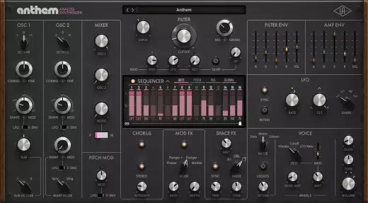 UA Luna Anthem Analog Synthesizer - Download