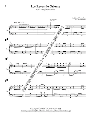 Los Reyes de Oriente (The Kings of the East) - Traditional Puerto Rican/Henderson - SATB