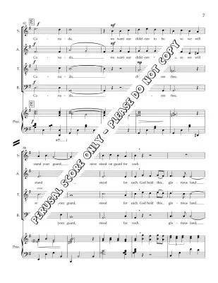 Canada Forever Free - Estelle - SATB