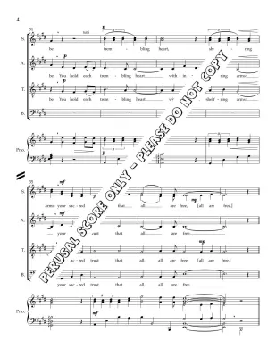 Canada Forever Free - Estelle - SATB