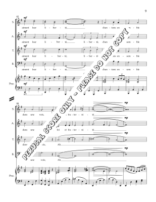 Canada Forever Free - Estelle - SATB