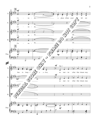Canada Forever Free - Estelle - SATB
