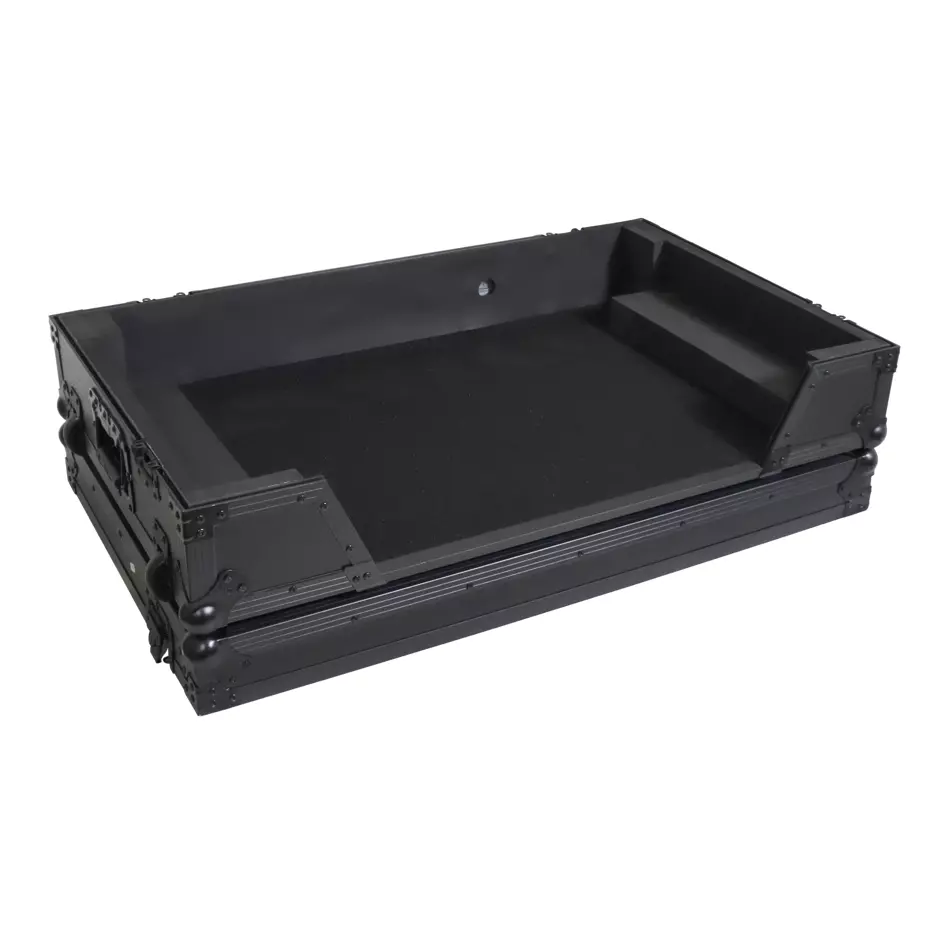ATA Flight Case For Pioneer XDJ-AZ DJ Controller with 1U Rack Space and Wheels - Black on Black