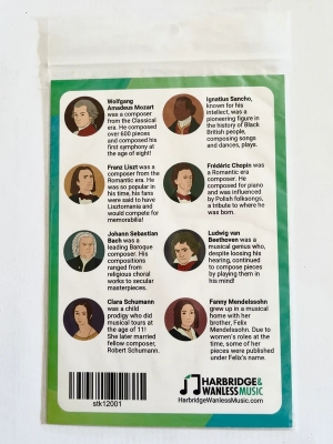 Composer Stickers - 24 Pack