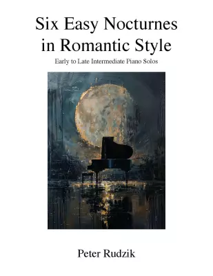 Red Leaf Pianoworks - Six Easy Nocturnes in Romantic Style - Rudzik - Piano - Book